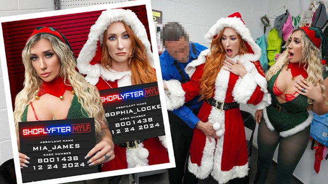Mrs. claus és tündérsegéd milfjei ellopnak és büntetésként kegyetlenül megdugják őket