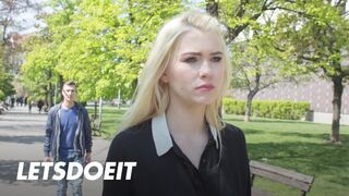 Bűbájos lengyel világos szőke Misha Cross cumizza a külföldi vastag fazt külföldön és jól meglovagolja