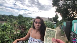 Forró latin amerikai leányzó egy dollárért kap baszást