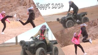 Motor, bulkesz és baszás: izgat, ahogy a sínai-sivatagban motorozik egy vadító ribanc, egyiptom 2024